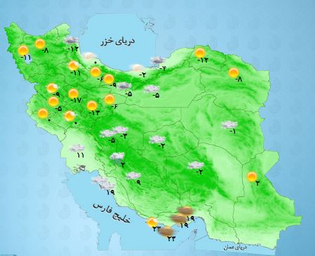 در کدام استان ها شاهد بارش برف خواهیم بود؟+ جدول