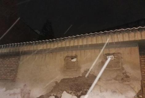 قندیل هدیه یخبندان دیشب به گلستان+عکس