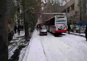 بسته شدن خطوط BRT در شمال شهر تهران ! + فیلم