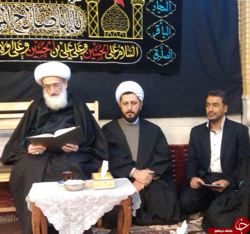حضور مراجع و علما در بیت آیت الله موسوی اردبیلی+تصاویر