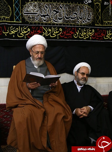 حضور مراجع و علما در بیت آیت الله موسوی اردبیلی+تصاویر