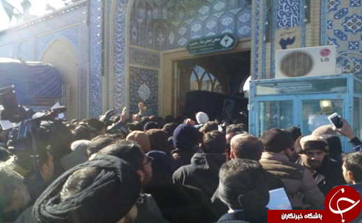 تشیع پیکر مطهر آیت الله سید عبدالکریم موسوی اردبیلی+ تصاویر