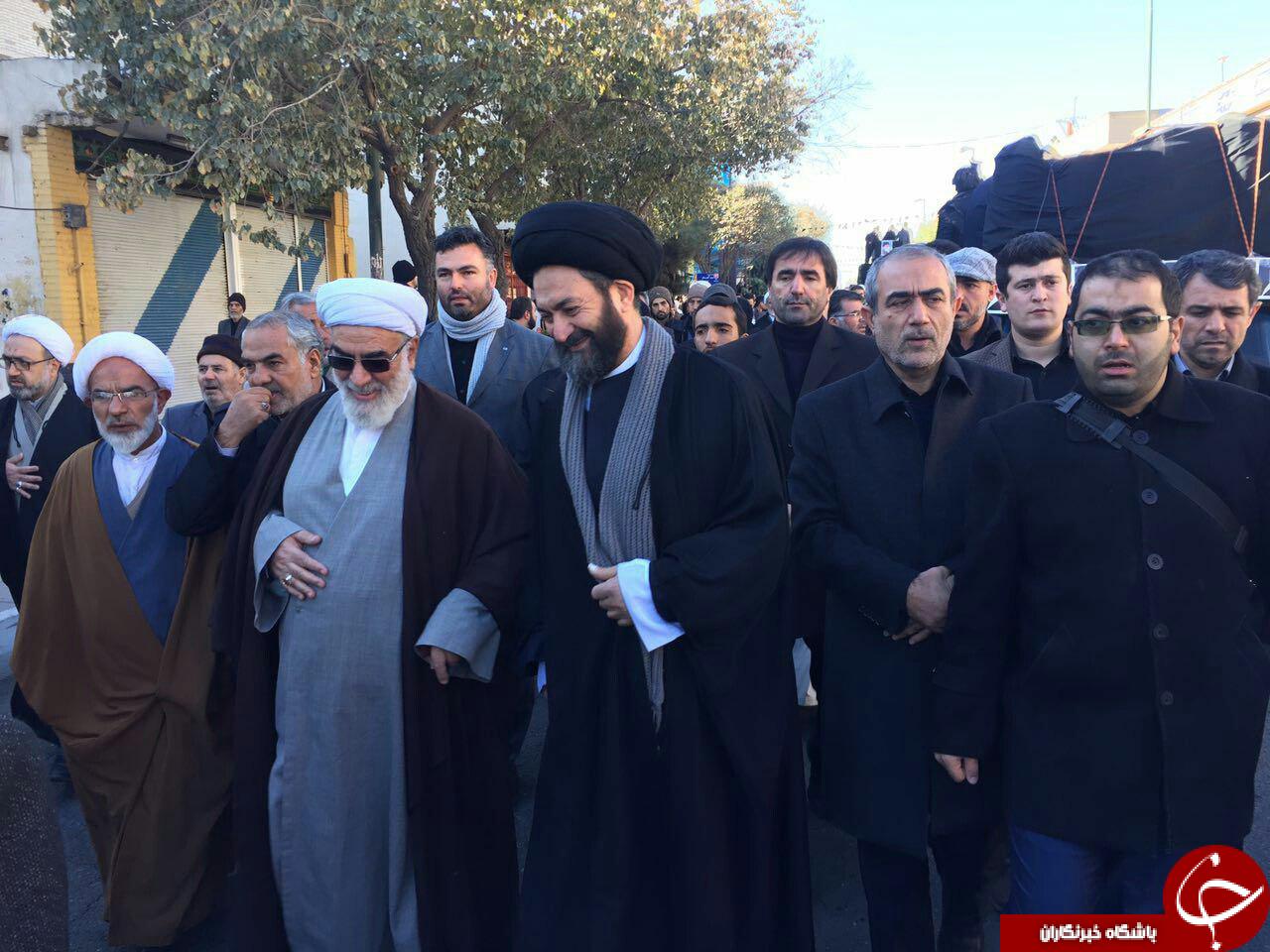 تشیع پیکر مطهر آیت الله سید عبدالکریم موسوی اردبیلی+ فیلم و تصاویر
