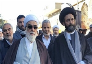 رئیس دفتر مقام معظم رهبری در مراسم تشییع پیکر آیت‌الله موسوی اردبیلی