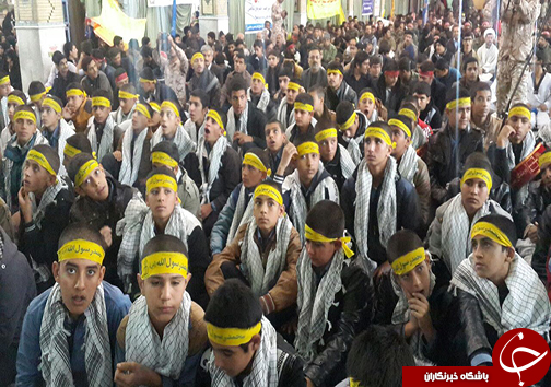 تجمع بسیجیان فسا در مصلی نماز جمعه + تصاویر