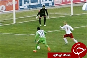خلاصه بازی پدیده مشهد 1 _ 0 ماشین سازی تبریز + فیلم
