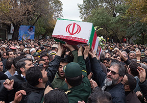 تشییع پیکر مطهر حمیدرضا صدیقی جانباز شهید اصفهانی
