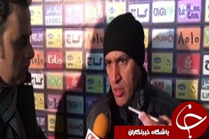 صحبت های منصوریان بعداز بازی با گسترش فولاد + فیلم