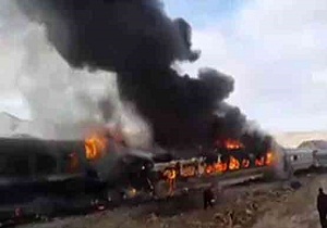 دستگیری 3 نفرازعوامل برخورد دو قطار/برخورد جدی با مقصران احتمالی حادثه