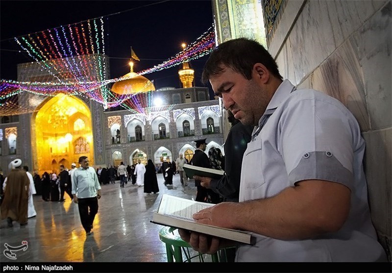 مراسم قرائت «زیارت‌ حضرت رسول (ص) از بعید» در خراسان رضوی