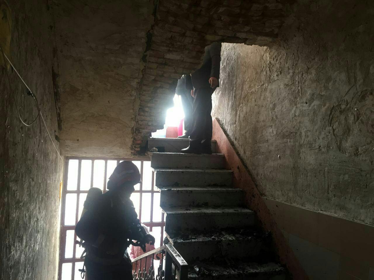 آتش سوزی در مدرسه دخترانه زاهدان