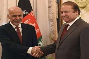 رییس جمهور غنی با نواز شریف در عشق آباد ملاقات کرد