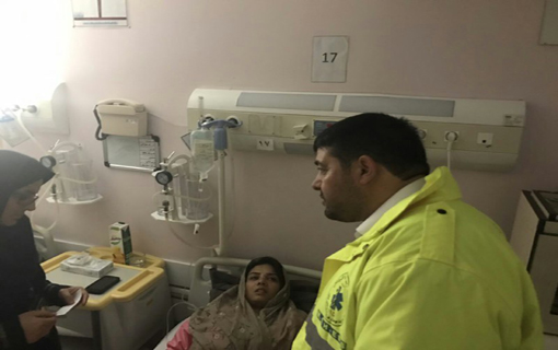 سرپرست اورژانس کشور از مصدومان حادثه ریلی سمنان عیادت کرد+تصاویر