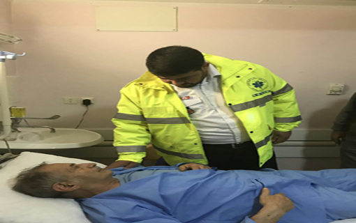 سرپرست اورژانس کشور از مصدومان حادثه ریلی سمنان عیادت کرد+تصاویر