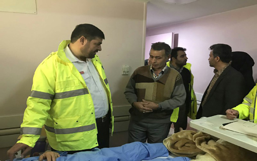سرپرست اورژانس کشور از مصدومان حادثه ریلی سمنان عیادت کرد+تصاویر