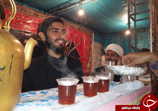 خدمت رسانی موکب مدافعین حرم به عزاداران + تصاویر
