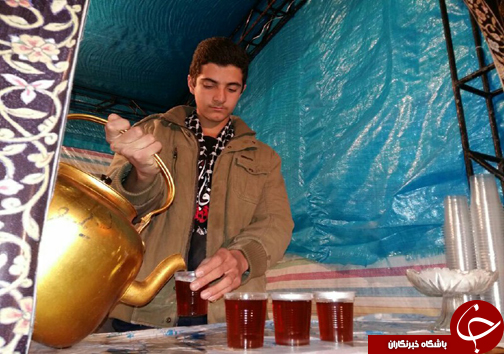 خدمت رسانی موکب مدافعین حرم به عزاداران + تصاویر