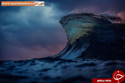 عکس/ امواجی که هنگام قد کشیدن یخ می&zwnj;زنند!