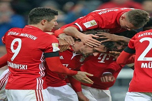 خلاصه بازی بایرن مونیخ 2-1 بایرلورکوزن+فیلم