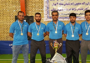 قهرمانی تیم تنیس روی میز تیپ ۵۵ هوابرد شیراز