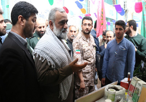 سردار نقدی از نمایشگاه اقتصاد مقاومتی بازدید کرد