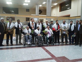 استقبال از جانبازان قهرمان استان یزد