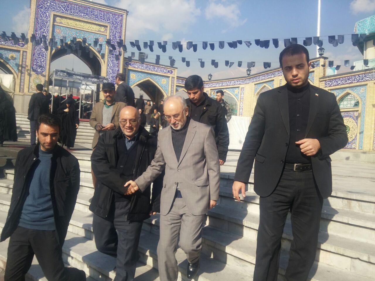 علی اکبر صالحی در مراسم گرامیداشت شهید مجید شهریاری شرکت کرد