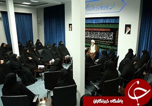دیدار اعضای مدرسه علمیه خواهران کوثر با امام جمعه