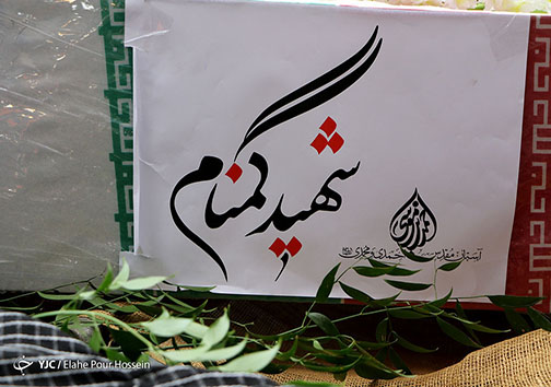 تشییع پیکر مطهر شهدای گمنام در شیراز+تصاویر
