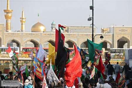 110هزار زائر پیاده وارد مشهد الرضا شدند
