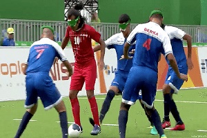 تیم فوتبال نابینایان ایران قلب بزرگی دارد