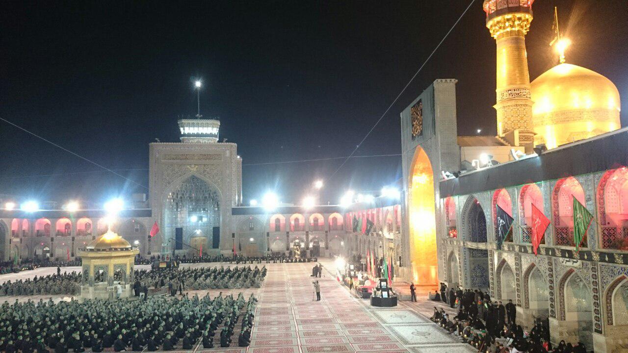 مراسم خطبه خوانی شب شهادت امام رضا(ع)برگزار شد