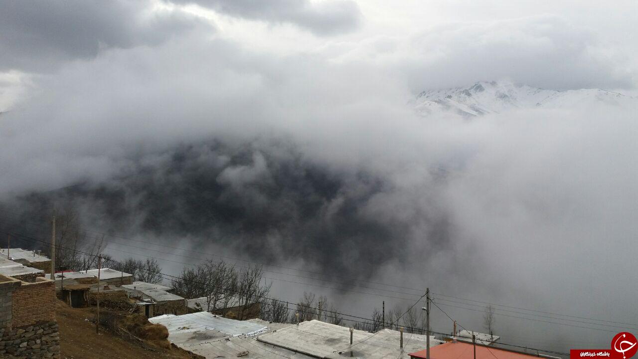 نمایی از آسمان ابری &laquo;مکیدی&raquo; + فیلم