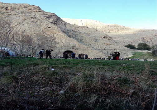 حضور پرشور مسافران نوروزی در طاقبستان