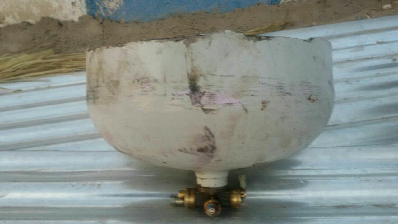 مصدومیت در پی ترکیدن کپسول سی ان جی خودرو + تصاویر