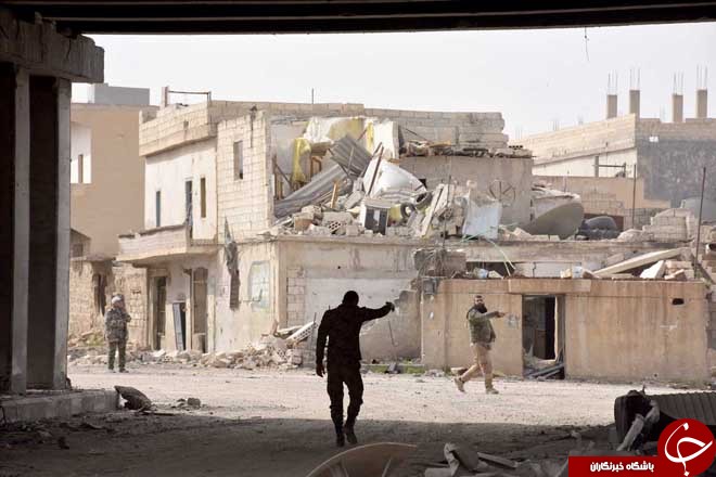 گزارش تصویری شهر تازه آزاد شده دیرحافر در حومه حلب