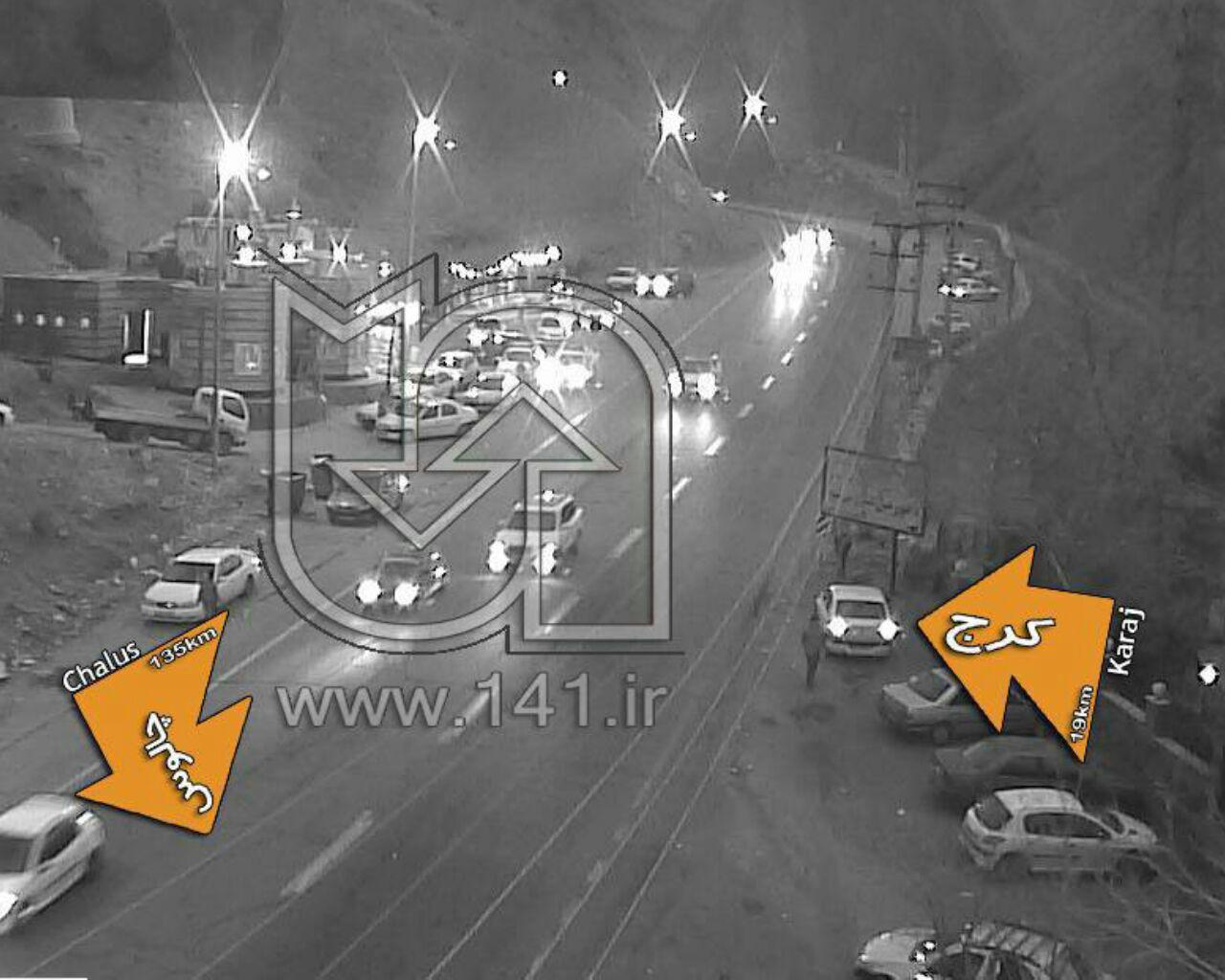 گزارش لحظه‌به‌لحظه از وضعیت ترافیکی و جوّی راه‌های کشور+تصاویر ۱۳۹۶/۰۱/۱۱