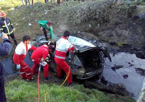 واژگونی مرگبار خودرو در گلستان