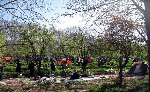 بارش در سیزده بدر