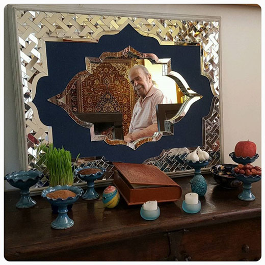 گزارش تصویری از سفره هفت سین هنرمندان