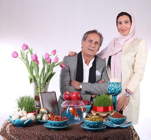 گزارش تصویری از سفره هفت سین هنرمندان