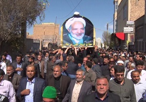پیکر امام جمعه فقید مهریز تشییع و خاکسپاری شد
