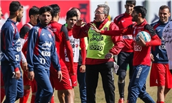 برگزاری آخرین تمرین پرسپولیس قبل از سفر به آبادان