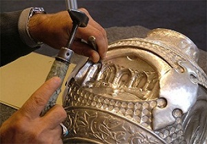 هنر قلمزنی در استان