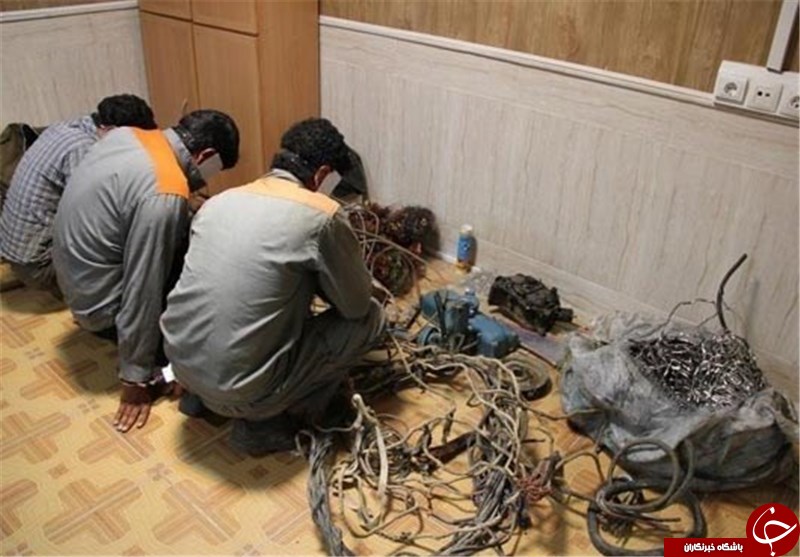 دستگیری دزدانی که هر سه روز یکبارسرقت می کردند/ خسارت 70 میلیونی به اداره برق