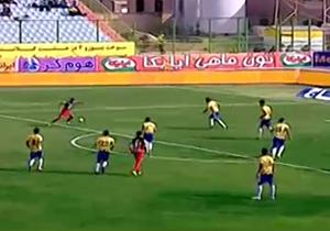 پیروزی صنعت نفت مقابل پرسپولیس + فیلم