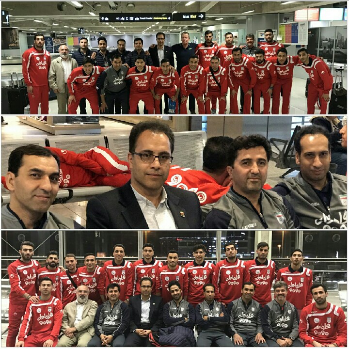 تیم ملی فوتسال وارد کرواسی شد
