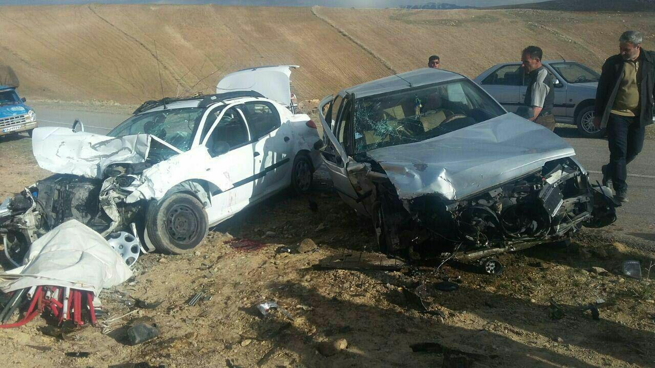 برخورد مرگبار دو خودرو در ملکان با ۱ کشته و ۵ مصدوم