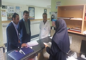 بازدید بازرسین استانداری و معاونت درمان دانشگاه از بیمارستان امام خمینی(ره) مهاباد