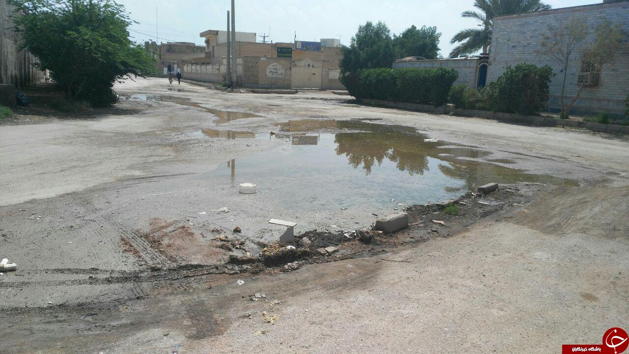 گلایه ساکنین کوی شاهد از وضعیت معابر + فیلم